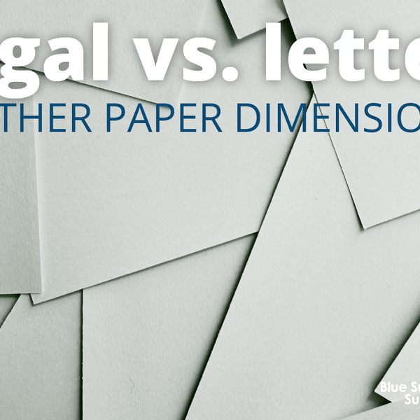 Legal Size Paper Is Perfect For Your Lengthy Documents