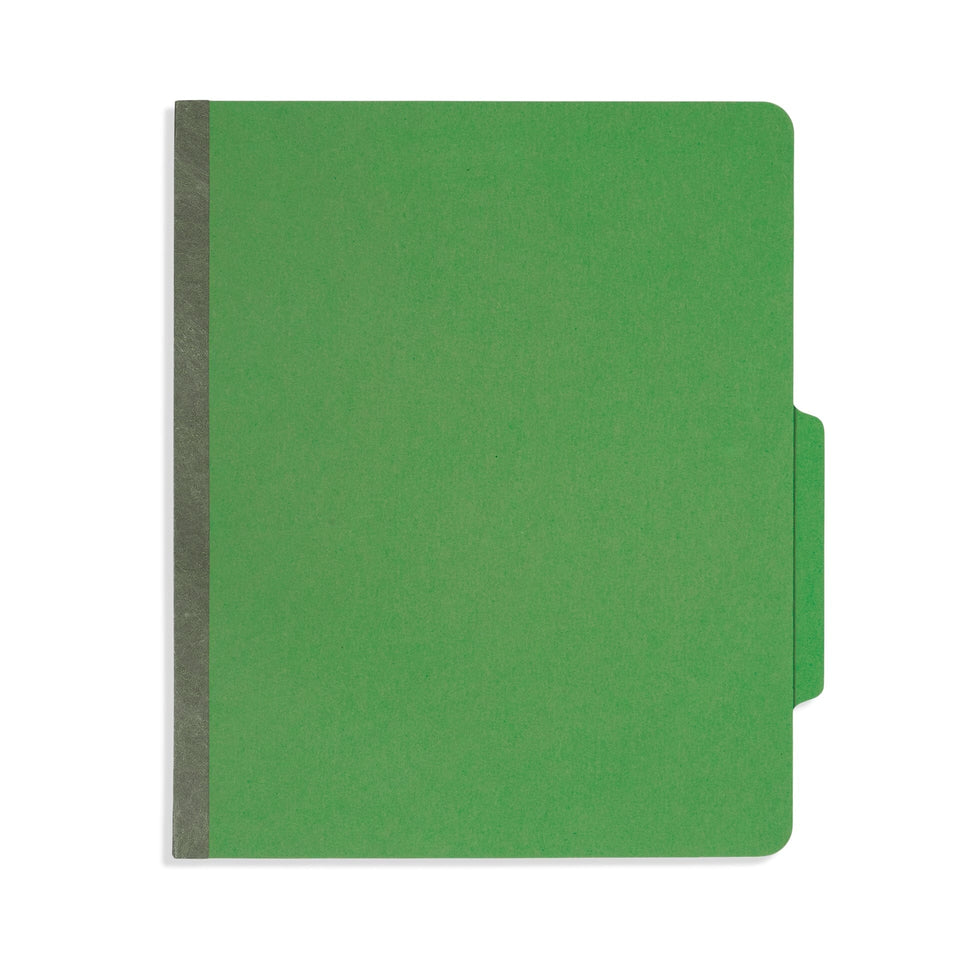 Blue Summit Supplies Classification Folder, Letter Size, Green, 3-Divider, 10 Pack Blue Summit Supplies 