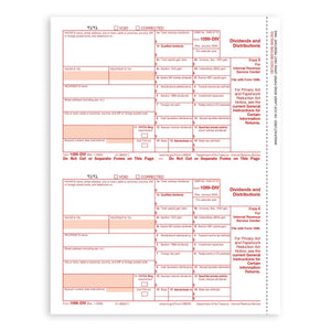 2024 Blue Summit Supplies 1099-DIV 4-Part Income Tax Form Bundle, with Self-Seal Envelopes, 10 Pack Tax Form Envelopes Blue Summit Supplies 