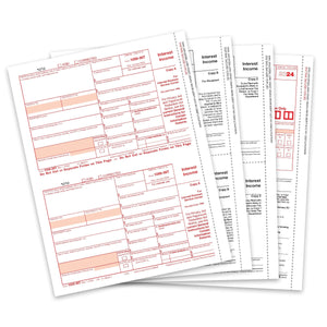 2024 Blue Summit Supplies Tax Forms, 1099 INT 4 Part Tax Forms Kit, 25-Count 1099 Forms Blue Summit Supplies 