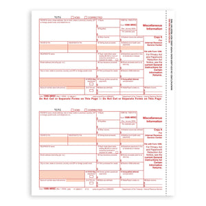 2024 Blue Summit Supplies Tax Forms, 1099 MISC 5 Part Tax Forms Kit, 25 Count 1099 Forms Blue Summit Supplies 