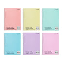 College Ruled Spiral Notebooks, 70ct, Pastel Colors, 6 Pack Blue Summit Supplies 