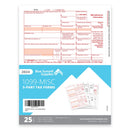 2024 Blue Summit Supplies Tax Forms, 1099 MISC 5 Part Tax Forms Kit, 25 Count 1099 Forms Blue Summit Supplies 