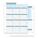 Blue Summit Supplies Employee 2025 Attendance Sheets, Hole Punched, 50 Pack Sign-In Logs Blue Summit Supplies 