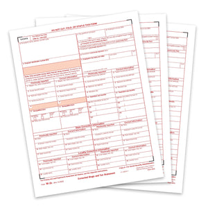 2024 Blue Summit Supplies W2-C Wage Corrected & Tax Statement Form, 25 Pack Tax Form Envelopes Blue Summit Supplies 