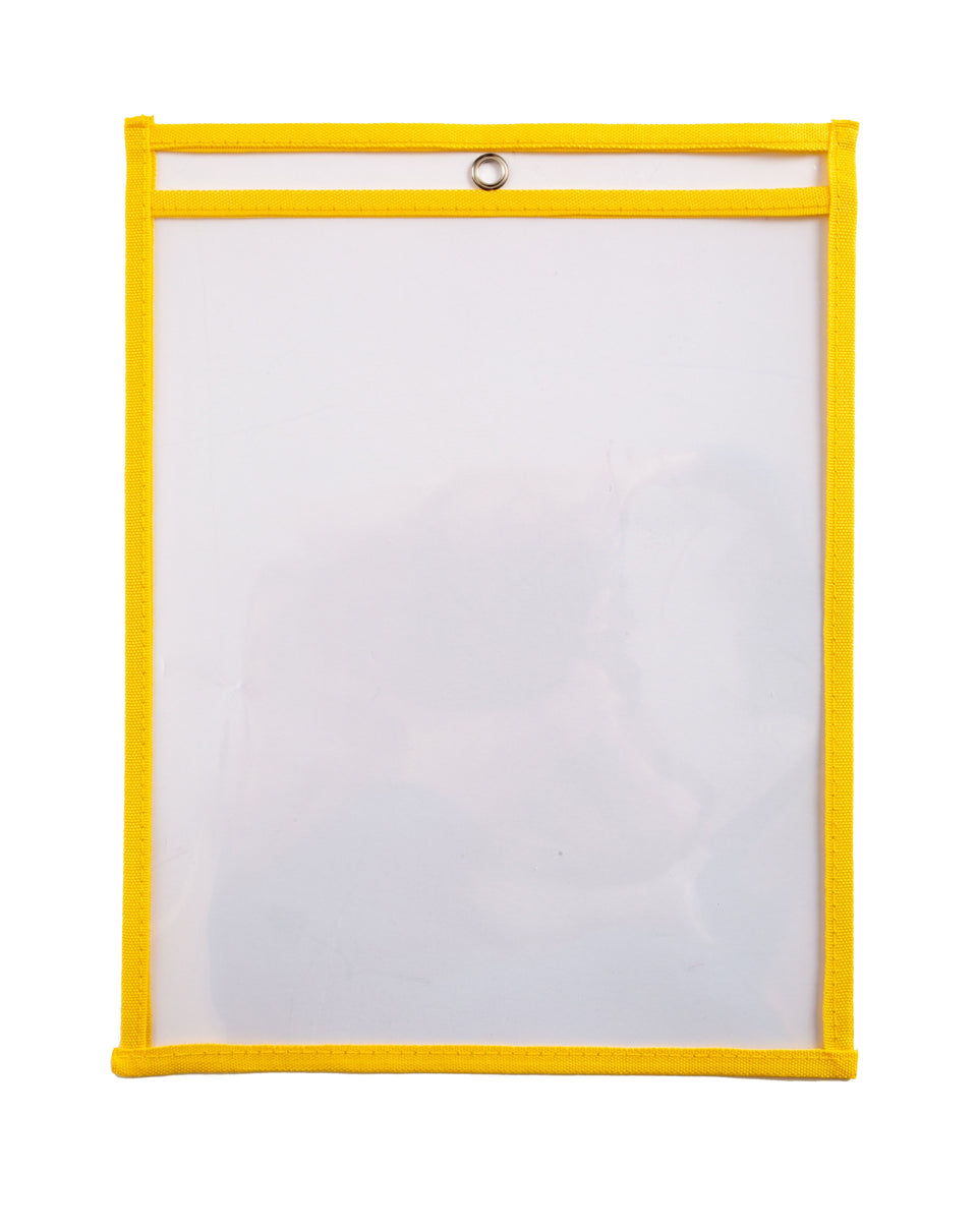 Blue Summit Supplies Dry Erase Pockets, Assorted Colors, 30 Pack